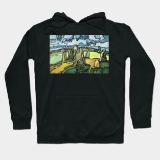 Cornish Stone Circle Cornwall England Britain Hoodie